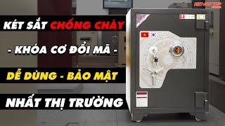Két Sắt Khóa Cơ Đổi Mã Việt Tiệp Chống Cháy Tốt Bền Đẹp cho gia đình