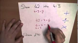 Sharing into Ratios
