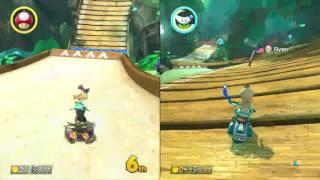 avagamer05 Plays Mario Kart 8 vs her dad gamedropswithpops Pt 2