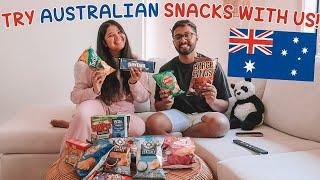 My Long Distance Partner Tries Australian Snacks For The First Time! 