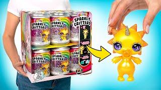 Grande Abertura de Poopsie Slime Surprise Sparkly Critters