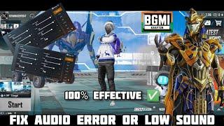 how to fix low audio problem after turning on mic in pubg mobile/bgmi