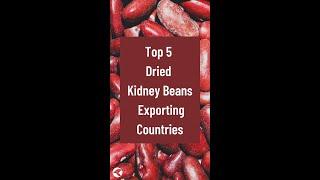 Top 5 Dried Kidney Beans Exporting Countries 2020 #shorts