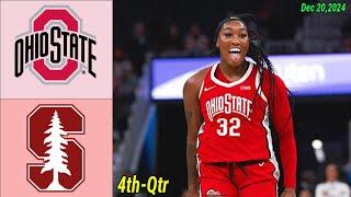 Stanford Vs #11 Ohio State Women's Basketball Game Highlights 4th-Qtr Dec 20,2024