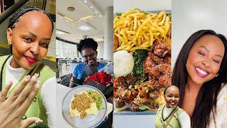 Hangouts, cook with us, New Nails, Hair||Living in Nairobi Vlog||Nairobi, Kenya