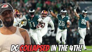 CHIEFS FAN REACTS TO!! Washington Commanders vs. Philadelphia Eagles Game Highlights!!!