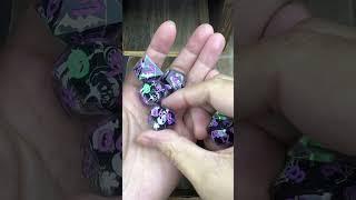 Unleash the Spider: Sharp Edge Resin Dice Set for DnD!