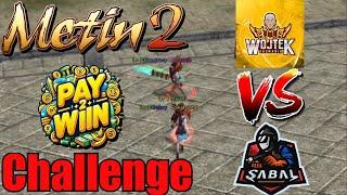 Metin2 PvP - Sabal vs Wojtek Tasmania - Challenge - Kto jest królem Pay2Win? - Dagger vs Body