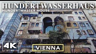 Hundertwasserhaus Vienna (Hundertwasser House) Walking Tour 2021 | 4K Austria Virtual Travel Guide