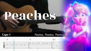 Peaches - Jack Black - Fingerstyle Guitar TAB Chords