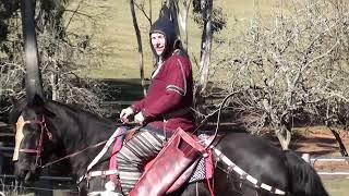 Horse Archery with the Scythian saddle.