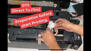 DTF (Direct Transfer Film) - My Preparation Before Printing