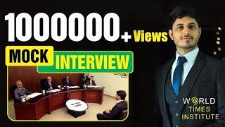 Mock Interview | Bilal Zubair | World Times Institute | Full Interview