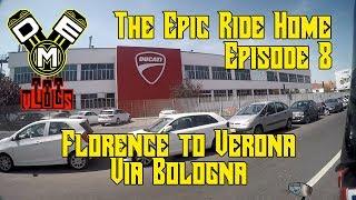 DME Vlogs: The #EpicRideHome Episode 8 - Florence to Verona via the Scrambler's Birthplace