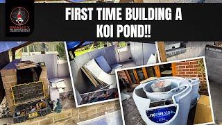 3200 GALLON KOI POND...FIRST EVER BUILD!!