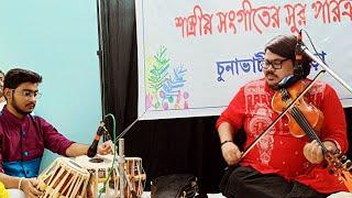 Raag Miya Ki Malhar|| Drut Teental || Drut Jhala || Mainak Mukherjee ||  Soumojit Chatterjee||