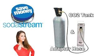 Safe Money With SodaStream CO2 Tank Adapter (Soda Stream Cheap Refill)