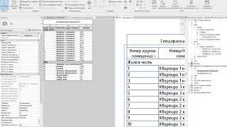 Revit - Спецификации и особенности расчета сумм значений