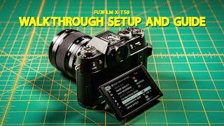 Fujifilm X-T50 Settings Guide and Camera Walkthrough - FULL TUTORIAL