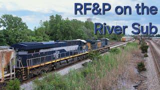 RF&P Heritage Unit on CSX B605