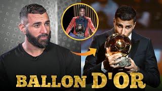 BENZEMA RÉAGIT SUR LE BALLON D'OR REMPORTÉ PAR RODRI : VINICIUS LE MERITÉ , PEP GUARDIOLA REACTION