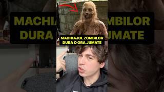 Machiajul de Zombie din The Walking Dead !! #shorts #zombie #thewalkingdead #rickgrimesedit