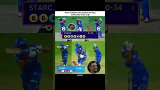 Rohit Sharma Batting Against Mitchell Starc  #shorts #mivsdc #rohitsharma #dcvsmi #mitchellstarc