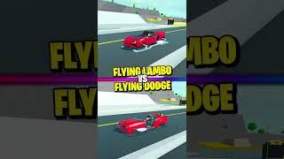 FLYING LAMBORGHINI VS FLYING DODGE IN CDT! #summervibes #shorts #viralshort #cardealershiptycoon