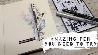 Minimalist art  journal tutorial