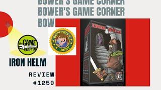 Bower's Game Corner#1259: Iron Helm *Spotlight* Review *One of the best solo card games ever. *