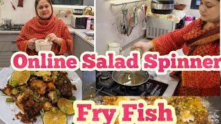 2/ 1 Chopper Online Mangwa Liya \\Ami ko ghar ly ai \\ _ crispy layer Fry Fish Perfect Recipe \\ Aj