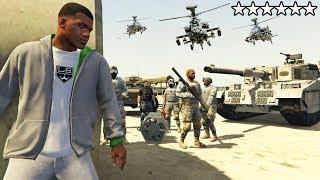 القنبلة النووية والستة نجمات جي تي أي 5 | GTA V 6 Stars Army