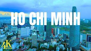 Ho Chi Minh City Saigon, Vietnam  4K UHD | Drone Footage