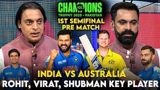 India vs Australia 1st Semifinal Analysis by Shoaib Akhtar | Rohit, Virat, Shubman Key Players | CC