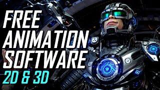 Top 5 Best FREE ANIMATION Software (2D/3D)