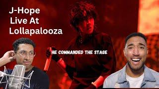 RAPPERS React BTS Star J-Hope live At Lollapalooza (Equal + Stop)