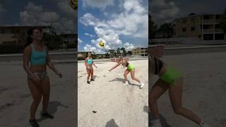 Beach babes invent a new sport  w/@itscocostar