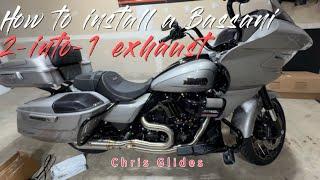 How to install Bassani 2-into-1, Super Bike, Exhaust on a 2023 Harley-Davidson CVO Road Glide.