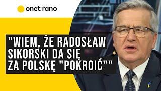 Komorowski: Nie może być tak, że "ogon macha psem". Lewica ledwo dyszy,a dostarcza problemy koalicji