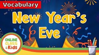 New Year's Eve | Educational Videos | Learning English | Talking Flashcards