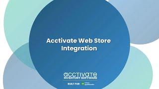 Acctivate Web Store Integration