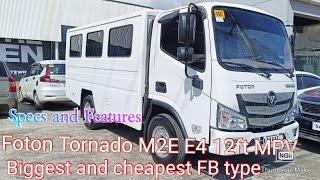 Foton Tornado M2E E4 12ft MPV 2023