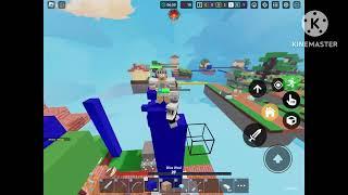 Destroying NOOBS in Roblox bedwars! (With LucasUploads)