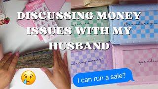 Difficult conversation with my husband  | Financial Problems | Cash Stuffing August 2024