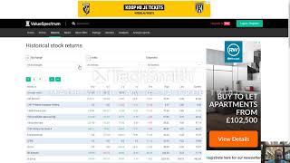 Valuespectrum stock returns