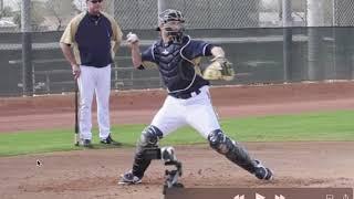 Catcher's Footwork Throwing to 2nd Base