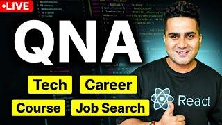  1 Week to Go! | LIVE QNA with React Dev  | Tech, Career Tips & Job Search Secrets!