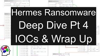 Hermes Ransomware Deep Dive Pt 4 - IOCs & Wrap Up