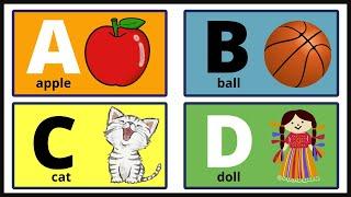 A For Apple B For Ball, abcd, phonics Song, abc Alphabet, English Varnamala For Children