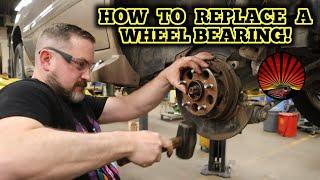 How to replace a wheel bearing